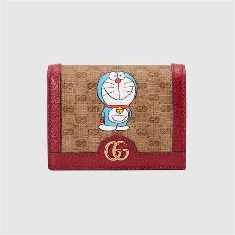 doraemon x gucci card case|Gucci Doraemon shirt.